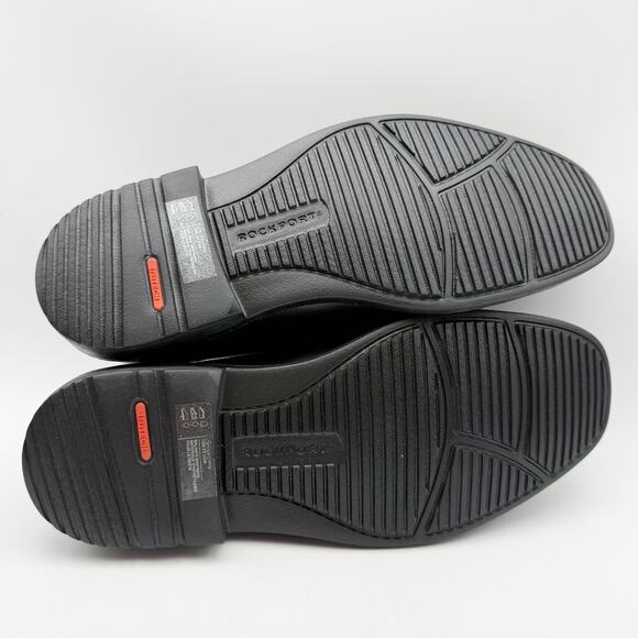 Rockport Mens Style Leader 2 Shoe US 9 XW EU 42.5 Black Leather Bike Toe NWOB - Picture 11 of 12